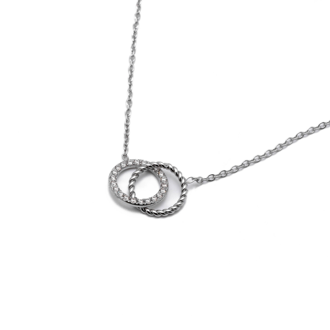 COLLAR ZO11864N PLATEADO Acero Inoxidable
