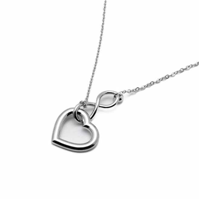 COLLAR ZO14978N PLATEADO Acero Inoxidable 2D21
