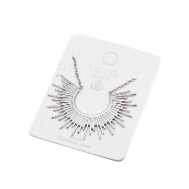COLLAR ZO8672N250 PLATEADO Acero Inoxidable E23