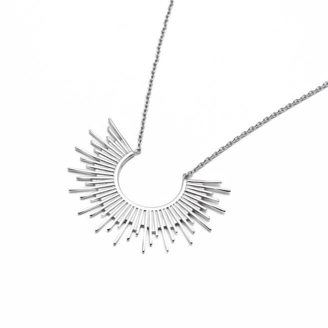 COLLAR ZO8672N250 PLATEADO Acero Inoxidable E23