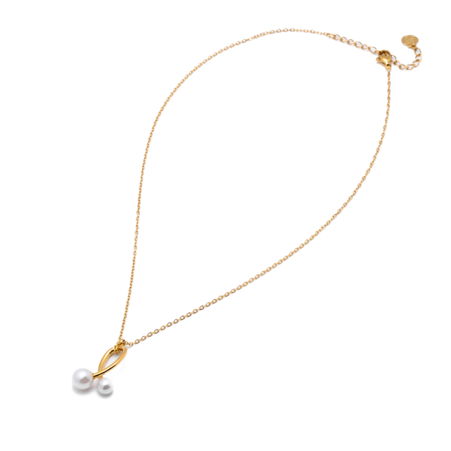 COLLAR ZO9892N180 DORADO Acero Inoxidable