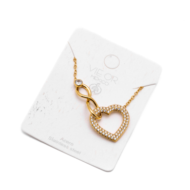 COLLAR ZO14978N DORADO Acero Inoxidable 2D21