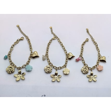 PULSERA Y00813 ROSA Acero Inoxidable
