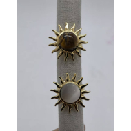 ANILLO Y00821 MARRON Acero Inoxidable