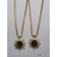COLLAR Y00823 NEGRO Acero Inoxidable