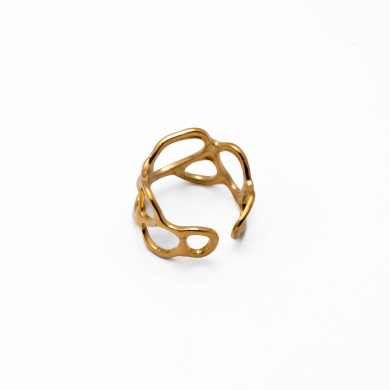 ANILLO ZO14111R DORADO Acero Inoxidable 2A44
