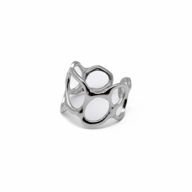 ANILLO ZO14111R PLATEADO Acero Inoxidable