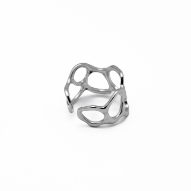 ANILLO ZO14111R PLATEADO Acero Inoxidable 2A44