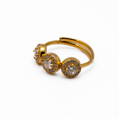 ANILLO ZO13996R DORADO Acero Inoxidable A42