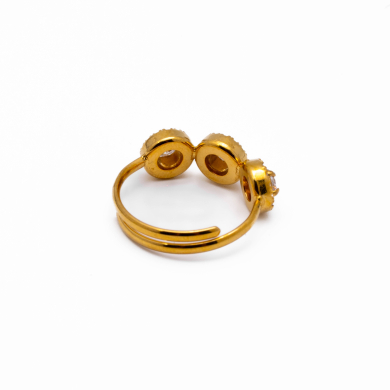 ANILLO ZO13996R DORADO Acero Inoxidable A42
