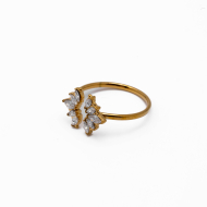 ANILLO ZO13809R DORADO Acero Inoxidable A21