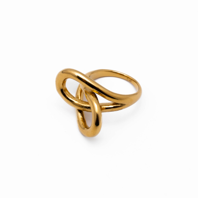 ANILLO ZO15548R DORADO Acero Inoxidable A48