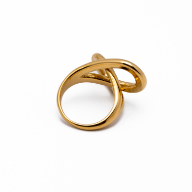 ANILLO ZO15548R DORADO Acero Inoxidable A48