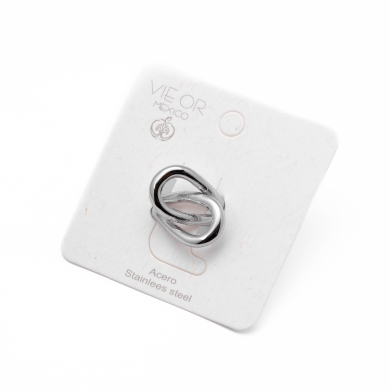 ANILLO ZO15548R PLATEADO Acero Inoxidable