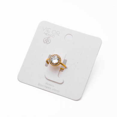 ANILLO ZO15585R DORADO Acero Inoxidable A21