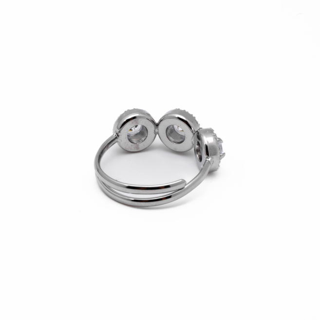 ANILLO ZO13996R PLATEADO Acero Inoxidable A42