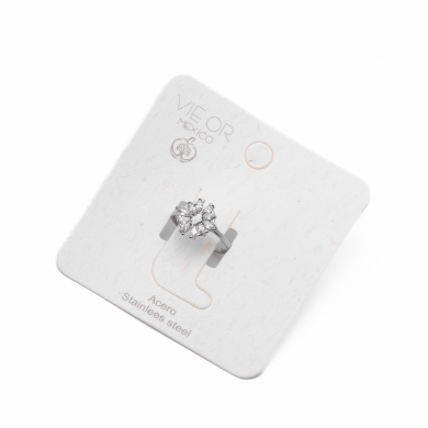 ANILLO ZO13809R PLATEADO Acero Inoxidable A21