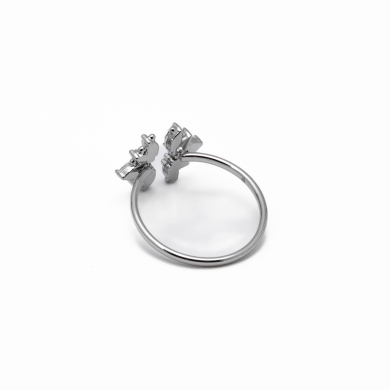 ANILLO ZO13809R PLATEADO Acero Inoxidable A21