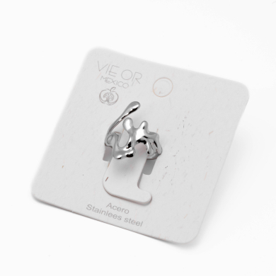 ANILLO ZO14113R PLATEADO Acero Inoxidable 2A39
