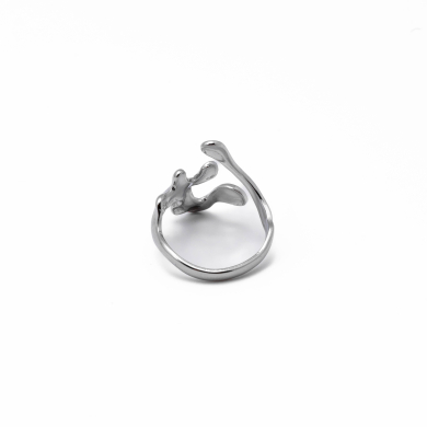 ANILLO ZO14113R PLATEADO Acero Inoxidable 2A39