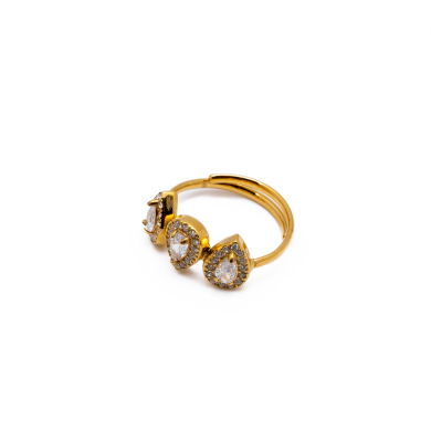 ANILLO ZO13999R DORADO Acero Inoxidable A42
