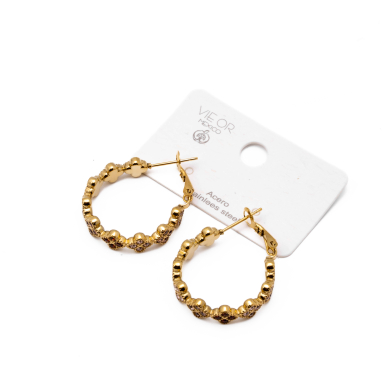ARETES ZO13539E DORADO+CAFE Acero Inoxidable G25