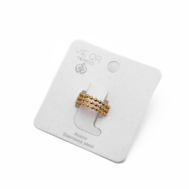 ANILLO ZO7181R150 DORADO Acero Inoxidable 2A36