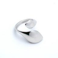 ANILLO ZO14325R Plateado Acero Inoxidable A37 A46