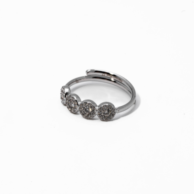 ANILLO ZO15233R PLATEADO Acero Inoxidable A41