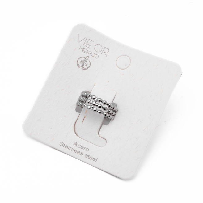 ANILLO ZO7181R150 PLATEADO Acero Inoxidable