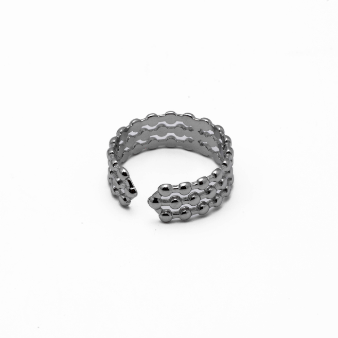 ANILLO ZO7181R150 PLATEADO Acero Inoxidable