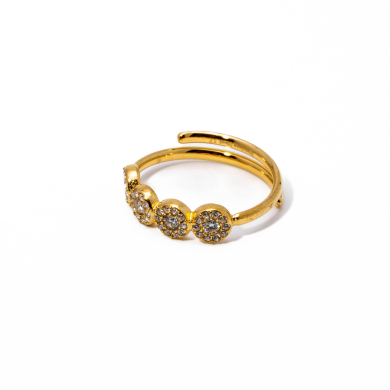 ANILLO ZO15233R DORADO Acero Inoxidable A41