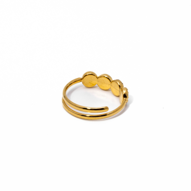 ANILLO ZO15233R DORADO Acero Inoxidable A41