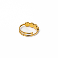 ANILLO ZO15233R DORADO Acero Inoxidable A41