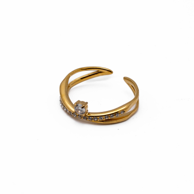 ANILLO ZO15444R DORADO Acero Inoxidable A21