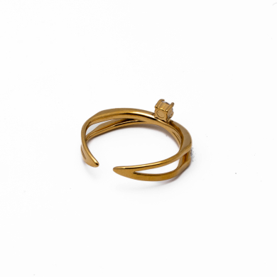 ANILLO ZO15444R DORADO Acero Inoxidable A21