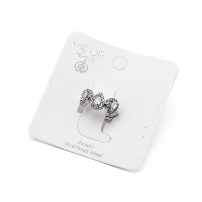 ANILLO ZO13999R PLATEADO Acero Inoxidable A42