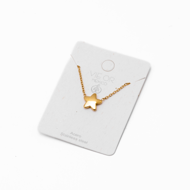 COLLAR ZO14156N DORADO Acero Inoxidable E21