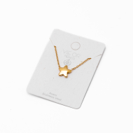 COLLAR ZO14156N DORADO Acero Inoxidable E21