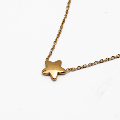 COLLAR ZO14156N DORADO Acero Inoxidable E21