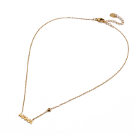 COLLAR ZO9295N180 DORADO Acero Inoxidable E16