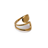 ANILLO ZO11202R150 Dorado Acero Inoxidable -A23