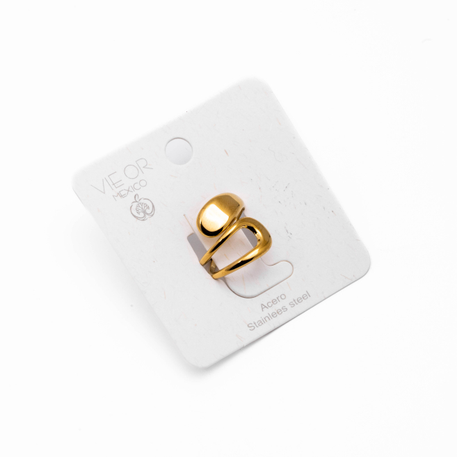 ANILLO ZO11202R150 Dorado Acero Inoxidable -A23