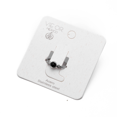 ANILLO ZO14131R PLATEADO Acero Inoxidable 2A21