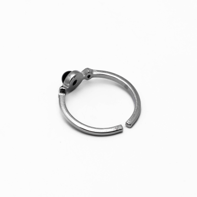 ANILLO ZO14131R PLATEADO Acero Inoxidable 2A21