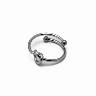 ANILLO ZO14075R Plateado Acero Inoxidable 2A24 2A24