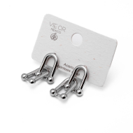 ARETES ZO13168E Plateado Acero Inoxidable -F42 F43