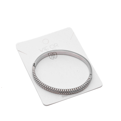 BRAZALETE ZO15542B PLATEADO Acero Inoxidable 2C36