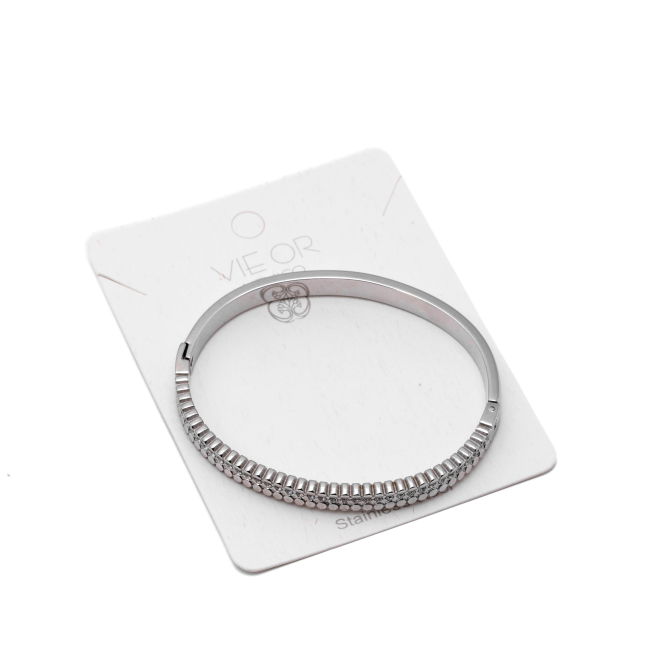 BRAZALETE ZO15542B PLATEADO Acero Inoxidable 2C36