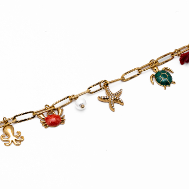 PULSERA ZO15245B DORADO Acero Inoxidable 2C34